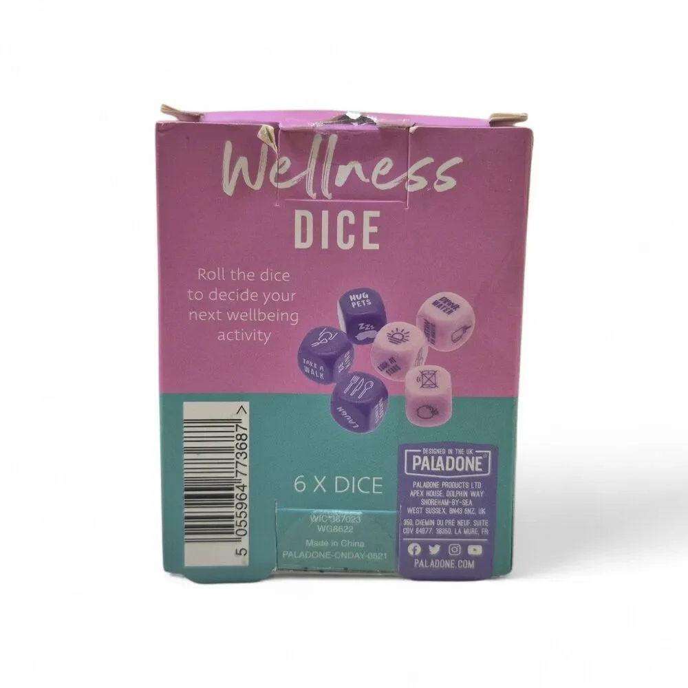 Paladone Wellness Dice 36 Ways To Practise Self Care 6x dice